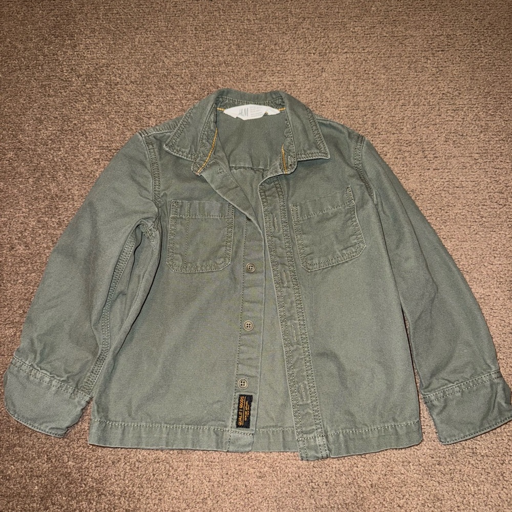 Green Button-Up Jacket